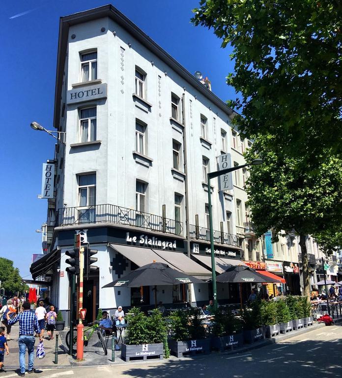 Hotel Stalingrad Brussel Bagian luar foto